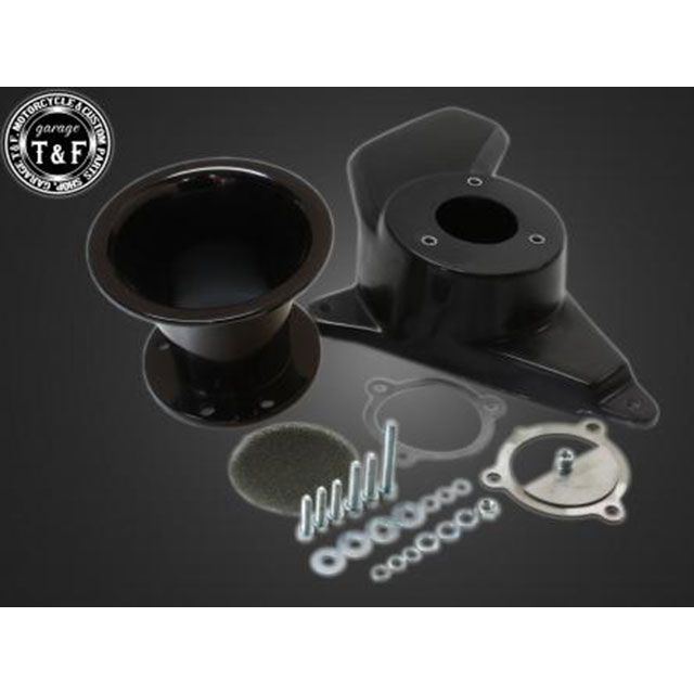 T&F ドラッグスター1100 ファンネルエアクリーナーKIT（ブラック） ・609222 ガレージT&F エアクリーナー バイク ドラッグスター1100 ドラッグスター1100クラシック