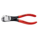 KNIPEX 67 01 160 ハイレバーエンドニッパー 200mm プラスチックコーティングハンドル ・67 01 160 メーカー在庫あり クニペックス ...