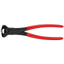 KNIPEX 68 01 200 ハイレバーエンドニッパー 280mm プラスチックコーティングハンドル 黒防錆コート ・68 01 200 メーカー在庫あり ...