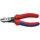 KNIPEX 74 02 140 硬線用 強力型斜ニッパー 160mm コンフォートハンドル 黒防錆コート ・74 02 140 メーカー在庫あり クニペックス...