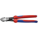 KNIPEX 74 02 250 硬線用 強力型斜ニッパー 250mm プラスティックコーティングハンドル 黒防錆コート ・74 02 250 メーカー在庫あり...