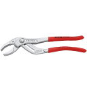 KNIPEX 81 03 250 パイププライヤー 250mm 滑り止めプラスチックコーティングハンドル 黒防錆コート プラスチックアゴ付 ・81 03 250...