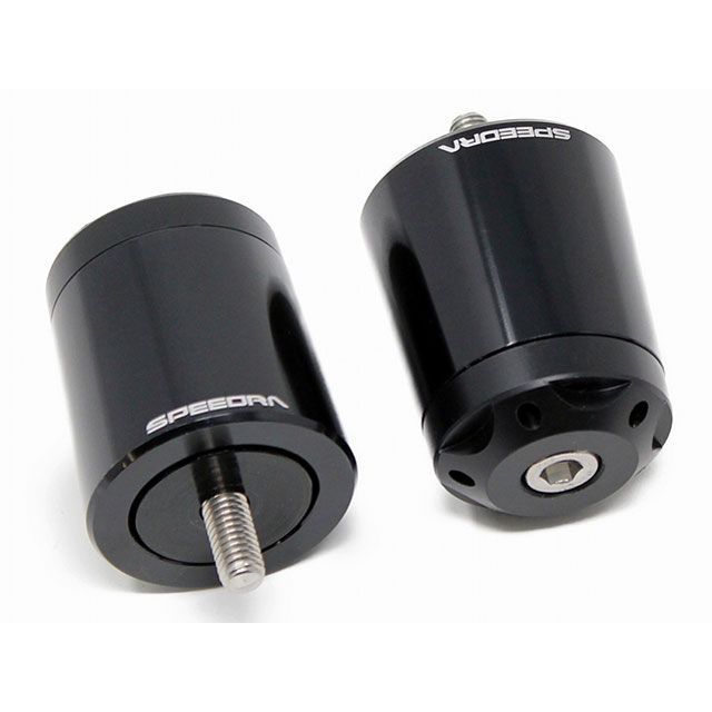 SPEEDRA アルミバーエンド タイプA カラー ブラック ABEHP05BK SPEEDRA ハンドル関連パーツ GB350/GB35..