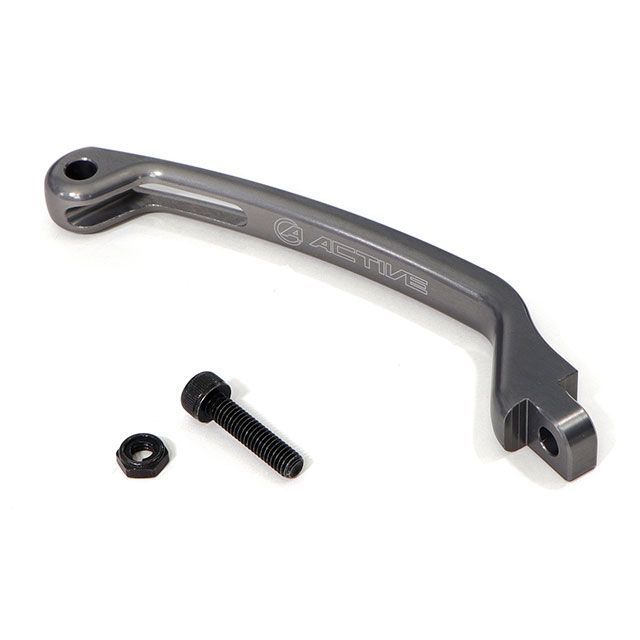 ACTIVE STFブレーキレバー単品（R1）/（ガンメタ） 12000051 アクティブ レバー バイク 汎用