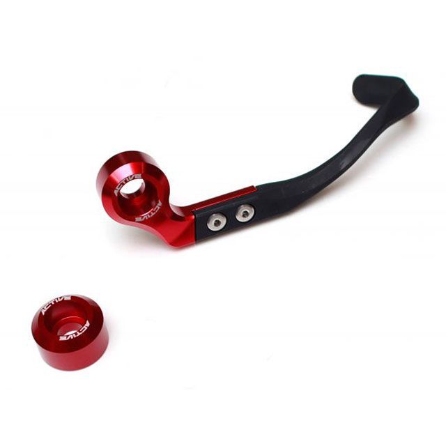 ACTIVE ブレーキレバーガード＆バーエンド フルセット（レッド） 30802Y06 アクティブ レバー バイク Y..