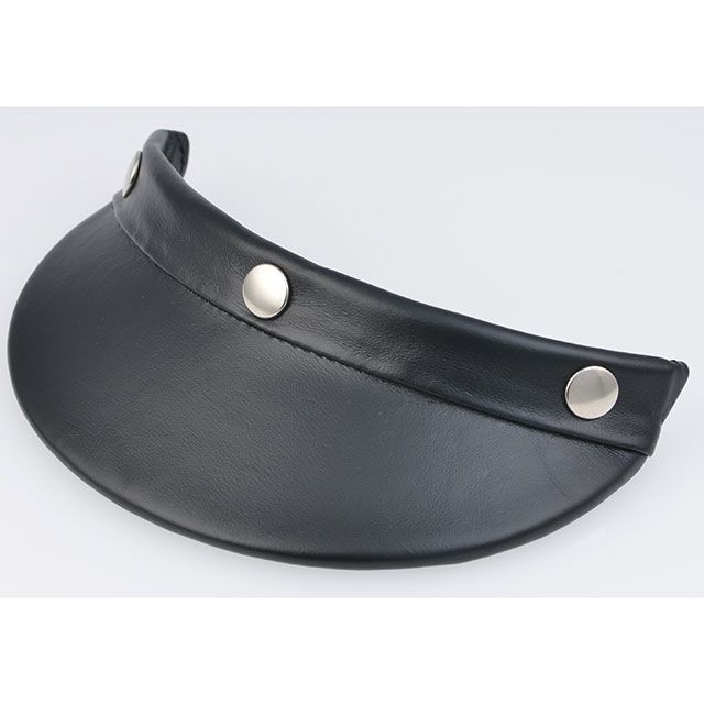SHM SHM ホースレザー バイザー（ブラック） ADIN036-1 SHM ヘルメットバイザー バイク