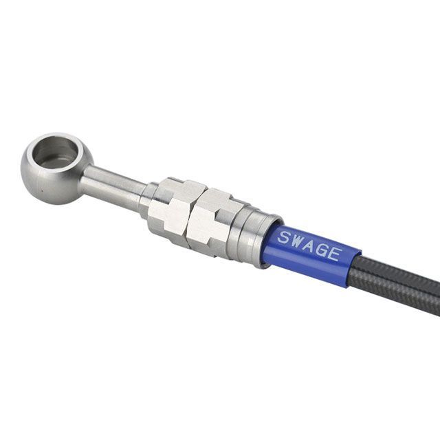 SWAGE-LINE PRO リアホースキット（ステンレス） ホースカラー ブラック STPB554R スウェッジラインプロ ブレーキホース・ケーブル類 バイク Hayabusa