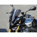 Saitaniya Factory フロントバイザースクリーン(スモーク) EY4M9FS-S 才谷屋ファクトリー スクリーン関連パーツ バイク MT-09/SP