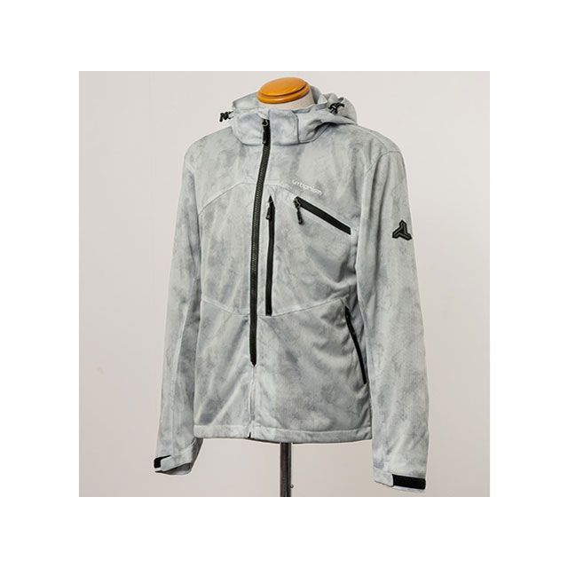 urbanism 2025春夏モデル UNJ138 フードメッシュジャケット（ライトグレー） サイズ M UNJ138 アーバニズム ジャケット バイク(2)