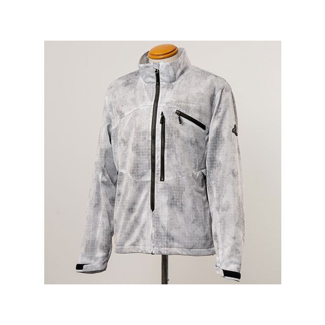 urbanism 2025春夏モデル UNJ138 フードメッシュジャケット（アイスカモ/ラインブラック） サイズ M UNJ138 アーバニズム ジャケット バイク