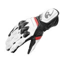 KOMINE 2025春夏モデル GK-266 レーシンググローブ(ホワイト) サイズ M ・06-266 コミネ レーシンググローブ バイク(2)