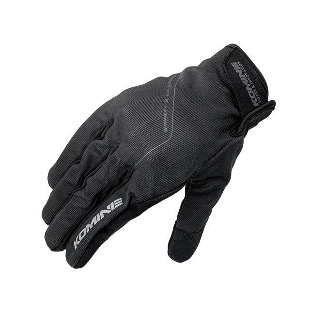 KOMINE 2025春夏モデル GK-270 プロテクトメッシュグローブ（ブラック） サイズ L ・06-270 メーカー在庫あり コミネ メッシュグローブ バイク(2)