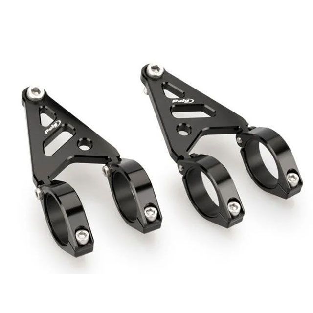 Puig ヘッドライトステー（ブラック） 20877N プーチ 電装ステー・カバー類 バイク 汎用