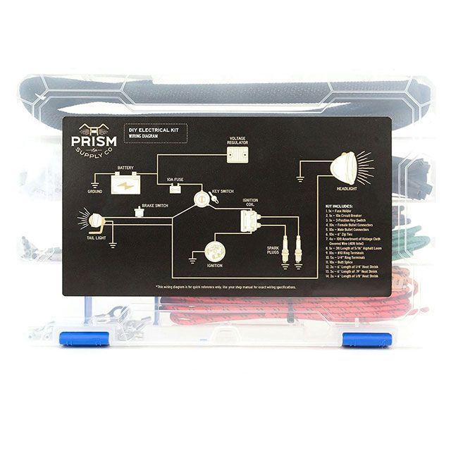 Prism Supply Prism Supply 電気配線DIYキット ・034916 Prism Supply その他電装パーツ ハーレー用