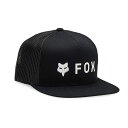 FOX ハット スナップバック アブソリュート メッシュ(ブラック) C0670 メーカー在庫あり フォックス ヘッドギア バイク(4)