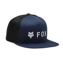 FOX ハット スナップバック アブソリュート メッシュ(ミッドナイト) C0673 メーカー在庫あり フォックス ヘッドギア バイク(4)