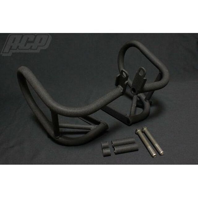 ACP GS400 チヂミ塗装 エンジンガード カラー 黒 STO068 ACP エンジンガード GS400 GS400L