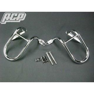 【正規品】ACP GS400用 メッキエンジンガード STO003 ACP エンジンガード バイク GS400 GS400L