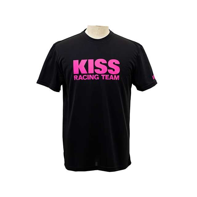 KISS ティーシャツ（ブラック） サイズ L K1348B07 キッスレーシング カジュアルウェア バイク