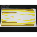 ACP Z400FX タイガー ラインステッカーセット(イエロー) ST038 ACP ステッカー 日用品(2)
