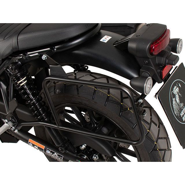 HEPCO＆BECKER サイドキャリア（ブラック） 6539543 00 01 ヘプコ＆ベッカー キャリア・サポート バイク CL250 CL500