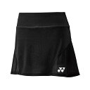 YONEX 26153 ウィメンズスカート インナースパッツ付(ブラック) サイズ XO 26153 メーカー在庫あり ヨネックス アウトドア用ウェア キャンプ