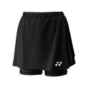 YONEX 26181 ウィメンズスカート(インナースパッツツキ)(ブラック) サイズ M 26181 メーカー在庫あり ヨネックス アウトドア用ウェア キャン...
