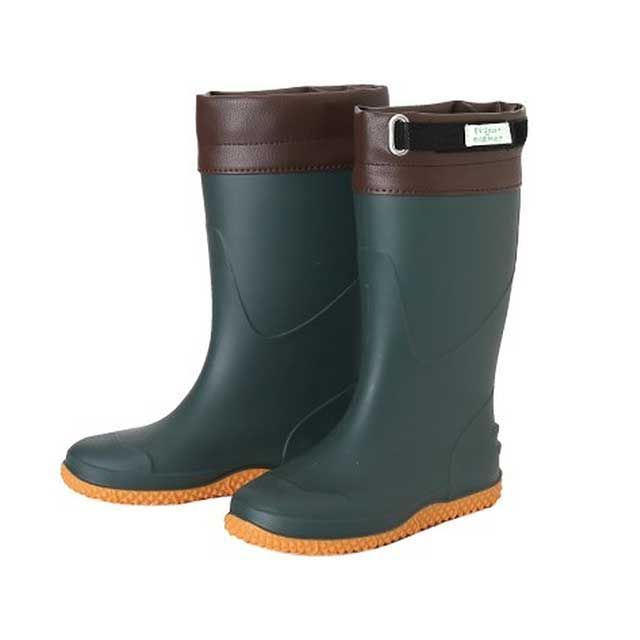 hanshinkiji 農業専用長靴 京の農林女子モデル（カーキ） サイズ M FU5004 阪神素地 シューズ類