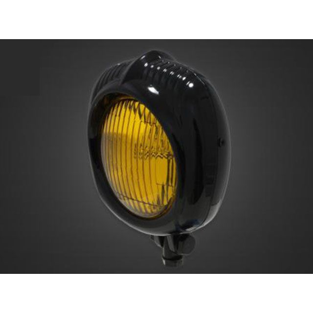 T&F 250TR エレクトロライン54レプリカヘッドライト＋ステーSET（タイプE） タイプ ブラック・イエローレンズ ・4022947 ガレージT&F ヘッドライト・バルブ バイク 250TR(2)