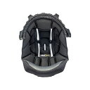 OGK KABUTO KF17 MIPS インナーパッド(ブラック) サイズ XL(9mm) オージーケーカブト ヘルメット内装オプション バイク