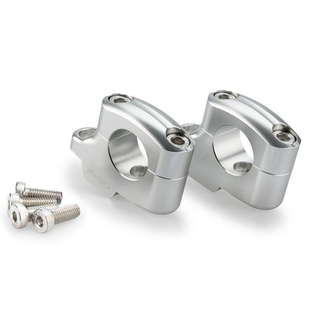 Puig プルバックライザー（シルバー） 22038P プーチ ハンドルポスト関連パーツ バイク R12 R12 NINET