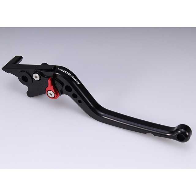 SPEEDRA アジャストブレーキレバー スタンダードロング（レバー本体カラー：ブラック） アジャスターカラー レッド LVBG092BK-RD SPEEDRA レバー バイク MT-07 Y-AMT