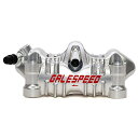 GALESPEED Elaborate フロント4P ラジアルキャリパー φ34/30 SCMボルト/チタンピストン仕様(右)シルバー GSFCAR3430-1...