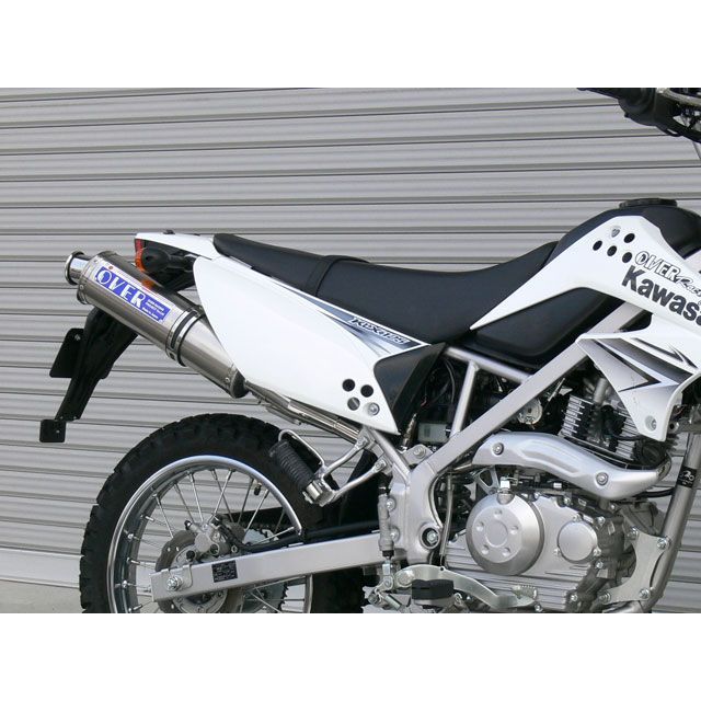 オーバーレーシング ステンチタンマフラー 13-701-05 OVER RACING マフラー本体 バイク Dトラッカー125 KLX125