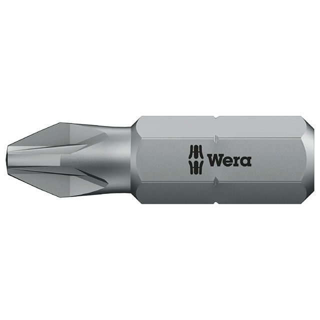 WERA 056835 差込6.35mm ポジドライブ ドライバービット 先端サイズPZ4 全長25mm ・056835 メーカー在..