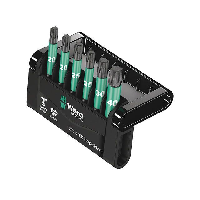 WERA 057693 6本組 インパクト用 トルクスドライバービットセット ダイヤモンドコーティング ・057693 メーカー在庫あり ヴェラ ハンドツール(4)