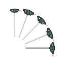 WERA 136070 5本組 T型ハンドル HEX-Plus 六角ドライバーセット ・136070 ヴェラ ハンドツール バイク 車 自動車 自転車