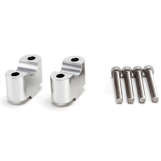 Puig ハンドルアップライザー（シルバー） 21810P プーチ ハンドルポスト関連パーツ バイク F750GS F800GS