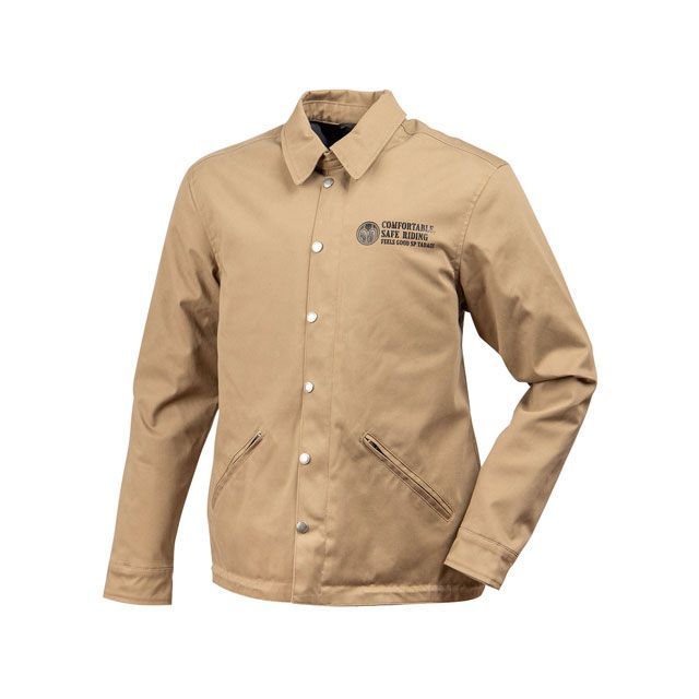 DEGNER SPJ-10 SP忠男×デグナー防風ツイルコーチジャケット（ベージュ） サイズ M SPJ-10 メーカー在庫あり デグナー ジャケット バイク(2)