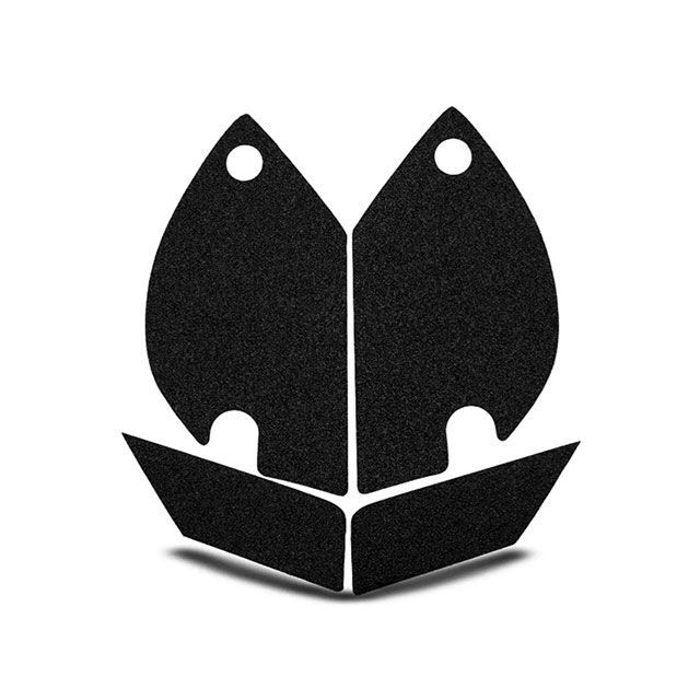 R&G タンクトラクショングリップ 4-Grip Kit（ブラック） RG-EZRG364BL アールアンドジー その他外装関連パーツ バイク GROM125/MSX125