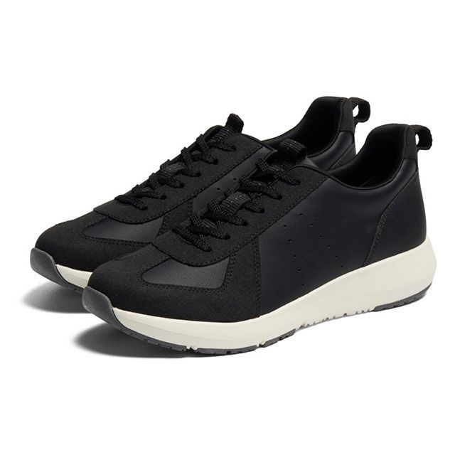 ASICS AO-10268 SOFT SNEAKERS（ブラック） サイズ 24.5cm AO-10268 メーカー在庫あり アシックス シューズ類 キャンプ