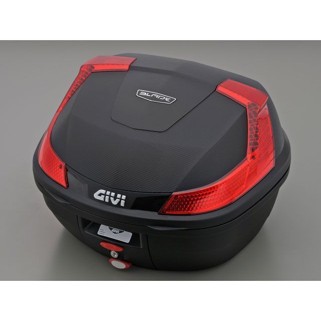 GIVI モノロックケース B37シリーズ（ストップランプ無し） タイプ 未装塗ブラック 78037 ジビ ツーリング用ボックス バイク 汎用