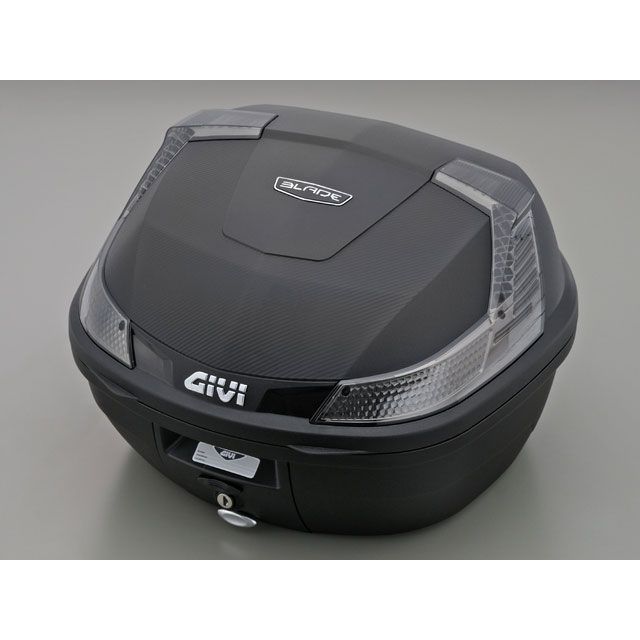 GIVI モノロックケース B37シリーズ（ストップランプ無し） タイプ TECH 未塗装ブラック 78038 メーカー在庫あり ジビ ツーリング用ボックス バイク 汎用