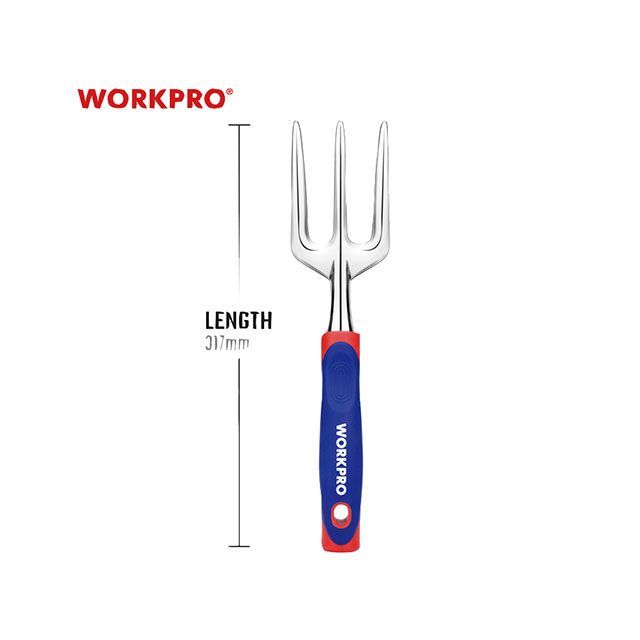 WORKPRO WP331007 ガーデンフォーク サイズL317×D80×H45mm WP331007 メーカー在庫あり WORKPRO ハンド..