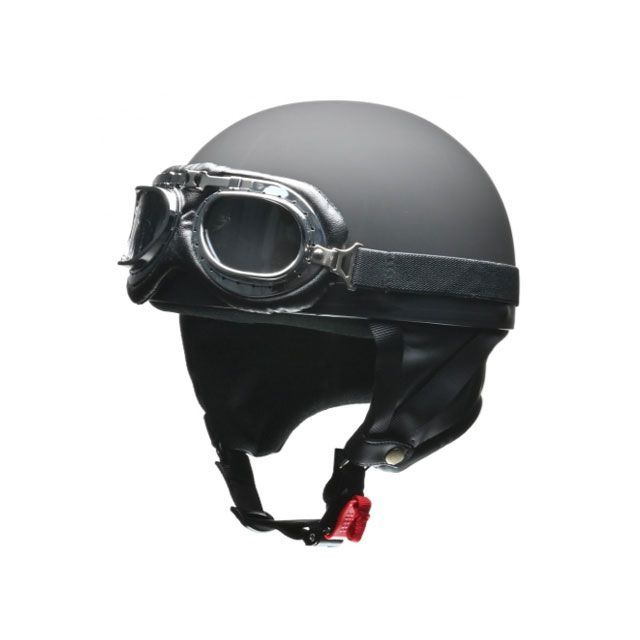 LEAD CROSS CR-750 ビンテージヘルメット（マットブラック） CR-750 メーカー在庫あり リード工業 ハーフヘルメット(2)