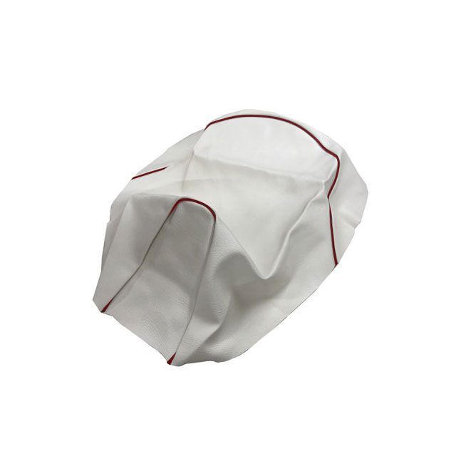 ALBA 国産シートカバー タイプ 張替 本体 白カバー パイピング 赤 HCH1031-C20P40 アルバ シート関連パーツ バイク トゥデイ