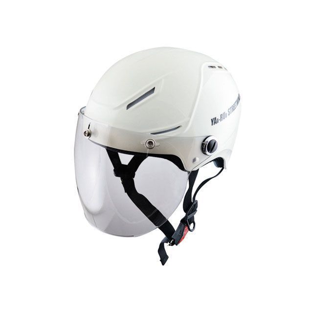 スピードピット 【ビッグサイズ】STR-X JT ヤールーストリートヘルメット カラー：ホワイト サイズ：BIG/60-62cm未満 STR-X JT メーカー在庫あり SPEEDPIT ハーフヘルメット バイク