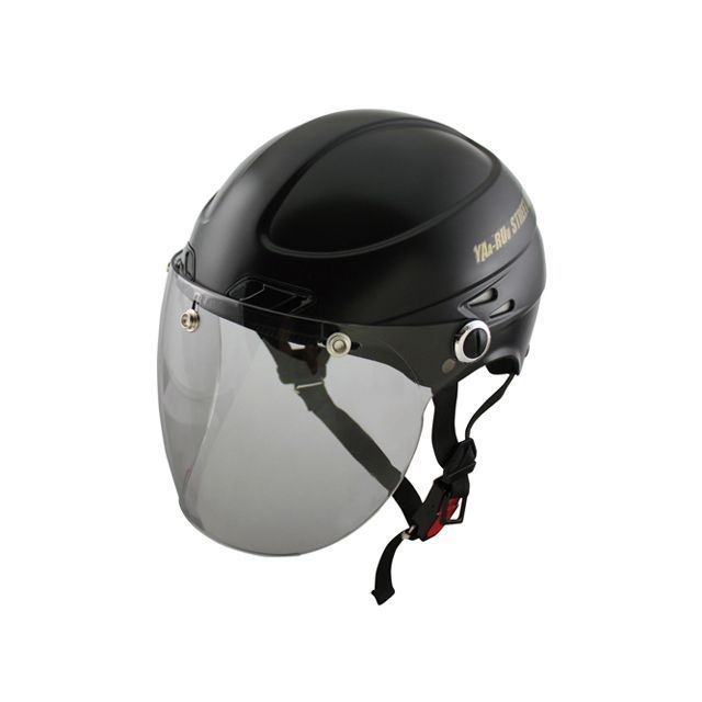 スピードピット STR-Z JT ヤールーストリートヘルメット カラー：ハーフマッドブラック サイズ：FREE STR-Z JT メーカー在庫あり SPEEDPIT ハーフヘルメット バイク