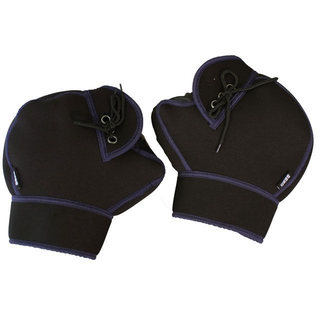 yamashiro YK-001 ネオプレンハンドルカバー カラー ブラック/ネイビー YK001640 山城謹製 ハンドル関連パーツ バイク