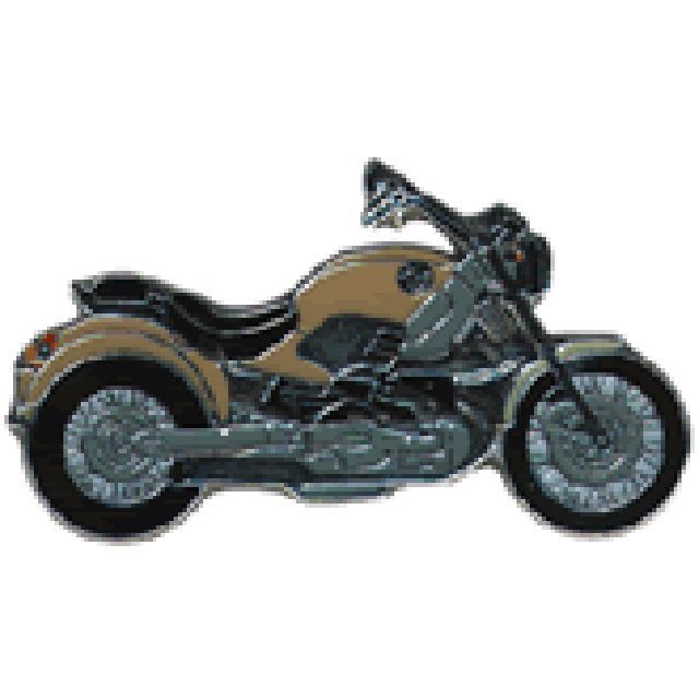 Wegener ピンバッチ BMW R1200C カラー イエロー P0670 ワゲナー ドレスアップアイテム 日用品